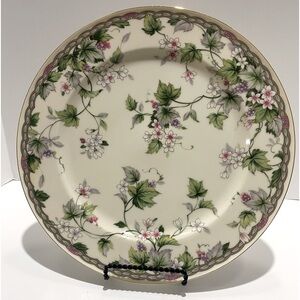 Vintage Andrea By Sadek "Monica" Platter Serving Plate Round 12" Porcelain Japan